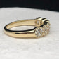 3.13 CTW 10k Yellow Gold Round Cut Lab-Grown Diamond Eternity Wedding Band