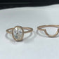 1.73 CTW Cushion Cut Lab-Grown Diamond Bezel-Set Wedding Ring Set