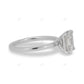 Emerald Cut Solitaire Lab Grown Diamond Gold Ring