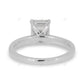 Emerald Cut Solitaire Lab Grown Diamond Gold Ring