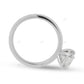 Emerald Cut Solitaire Lab Grown Diamond Gold Ring
