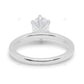 Oval Cut Lab Grown Diamond Six Prong Gold Ring