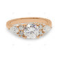 White Gold Lab Grown Diamond Cluster Ring