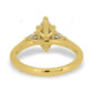 Marquise Cut Lab Grown Diamond White Gold Ring