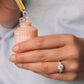 Rose Gold Lab Grown Diamond Cluster Ring For Women