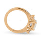 Rose Gold Lab Grown Diamond Cluster Ring For Women