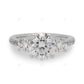 Rose Gold Lab Grown Diamond Cluster Ring For Women