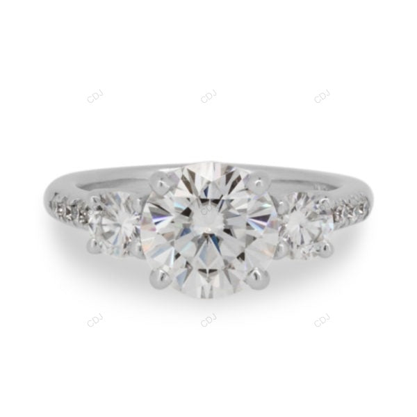 Rose Gold Lab Grown Diamond Cluster Ring For Women