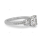 Rose Gold Lab Grown Diamond Cluster Ring For Women