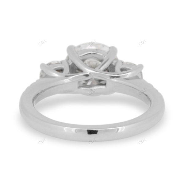 Rose Gold Lab Grown Diamond Cluster Ring For Women
