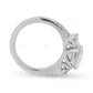 Rose Gold Lab Grown Diamond Cluster Ring For Women