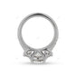 Rose Gold Lab Grown Diamond Cluster Ring For Women