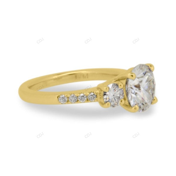 Rose Gold Lab Grown Diamond Cluster Ring For Women