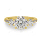 Rose Gold Lab Grown Diamond Cluster Ring For Women