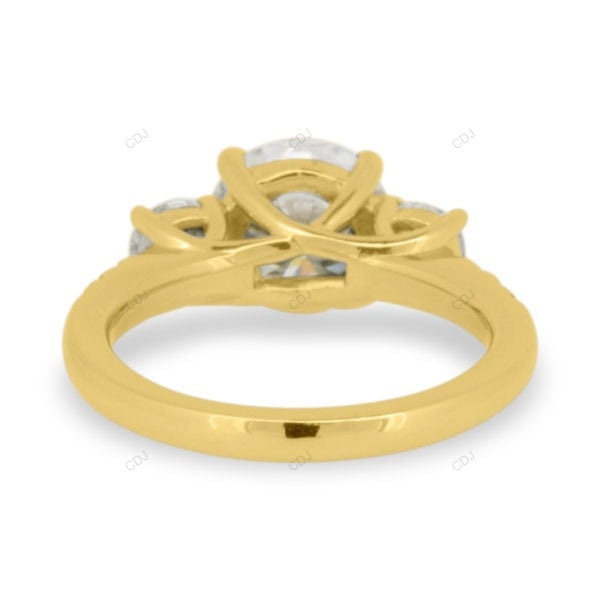 Rose Gold Lab Grown Diamond Cluster Ring For Women
