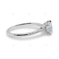 Double Prong Yellow Gold Lab Grown Diamond Ring