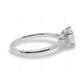 Double Prong Yellow Gold Lab Grown Diamond Ring