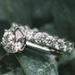 Six Prong Lab Grown Diamond Rose Gold Ring