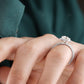 Emerald Cut Halo Lab Grown Diamond Pave Gold Ring