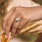 Emerald Cut Lab Diamond Classic Gold Halo Ring