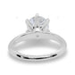Six Prong Lab Grown Diamond Rose Gold Ring