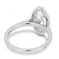 Marquise Cut Half Eternity Lab Grown Diamond Gold Ring