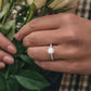 Half Eternity White Gold Lab Grown Diamond Ring