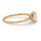 Oval Cut Lab Grown Diamond Rose Gold Ring