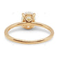 Oval Cut Lab Grown Diamond Rose Gold Ring