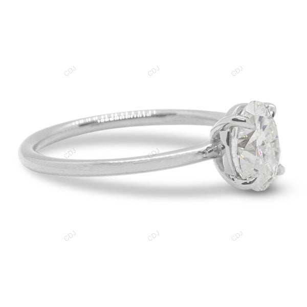 Oval Cut Lab Grown Diamond Rose Gold Ring