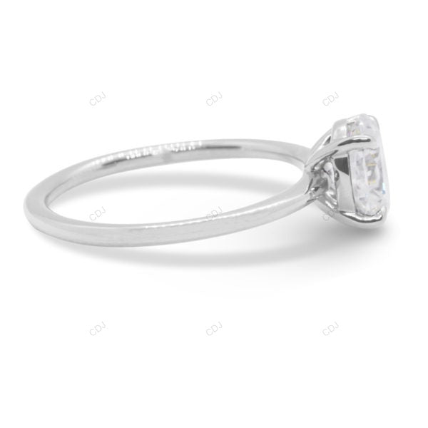 Oval Cut Lab Grown Diamond Rose Gold Ring