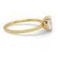 Oval Cut Lab Grown Diamond Rose Gold Ring