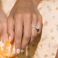 White Gold Lab Grown Diamond Cluster Ring
