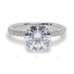 White Gold Lab Grown Diamond Cluster Ring