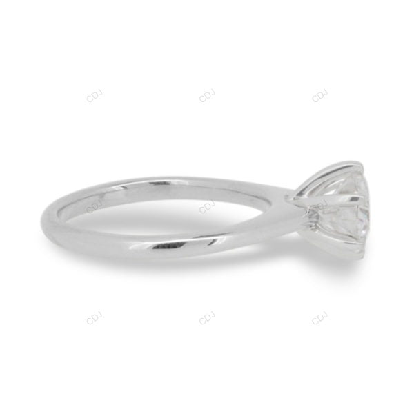 Solitaire Solid Gold Lab Grown Diamond Ring