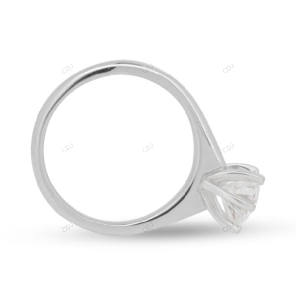Solitaire Solid Gold Lab Grown Diamond Ring