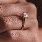 Solitaire Solid Gold Lab Grown Diamond Ring