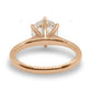 Solitaire Solid Gold Lab Grown Diamond Ring