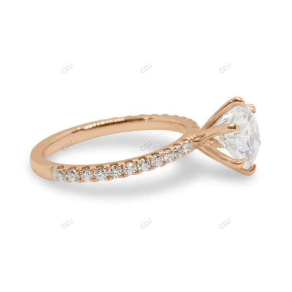 Rose Gold Lab Grown Diamond Engagement Ring
