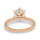 Rose Gold Lab Grown Diamond Engagement Ring