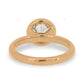 Bezel Set Solitaire Lab Grown Diamond Ring