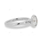 Bezel Set Solitaire Lab Grown Diamond Ring