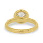 Bezel Set Solitaire Lab Grown Diamond Ring