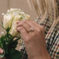 Asscher Cut Lab Grown Diamond Vintage Gold Ring