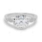 Asscher Cut Lab Grown Diamond Vintage Gold Ring