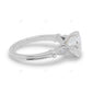 Asscher Cut Lab Grown Diamond Vintage Gold Ring