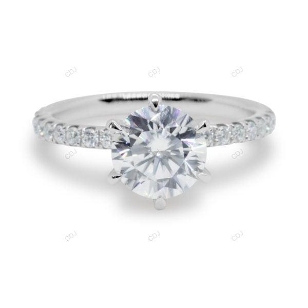 Rose Gold Lab Grown Diamond Engagement Ring
