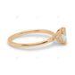 Three Prong Set Lab Grown Diamond Solitaire Ring