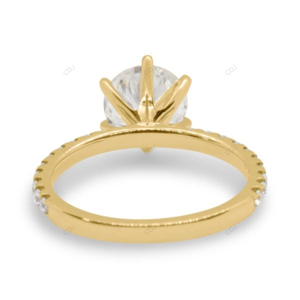 Rose Gold Lab Grown Diamond Engagement Ring