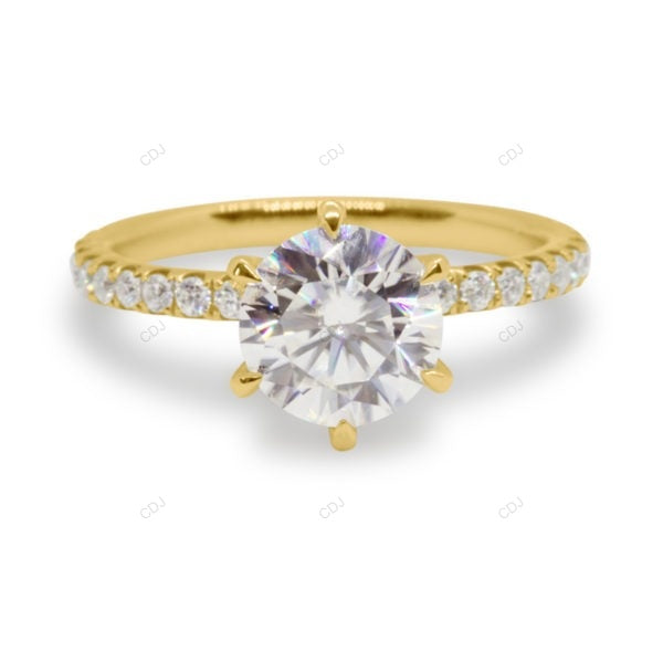 Rose Gold Lab Grown Diamond Engagement Ring